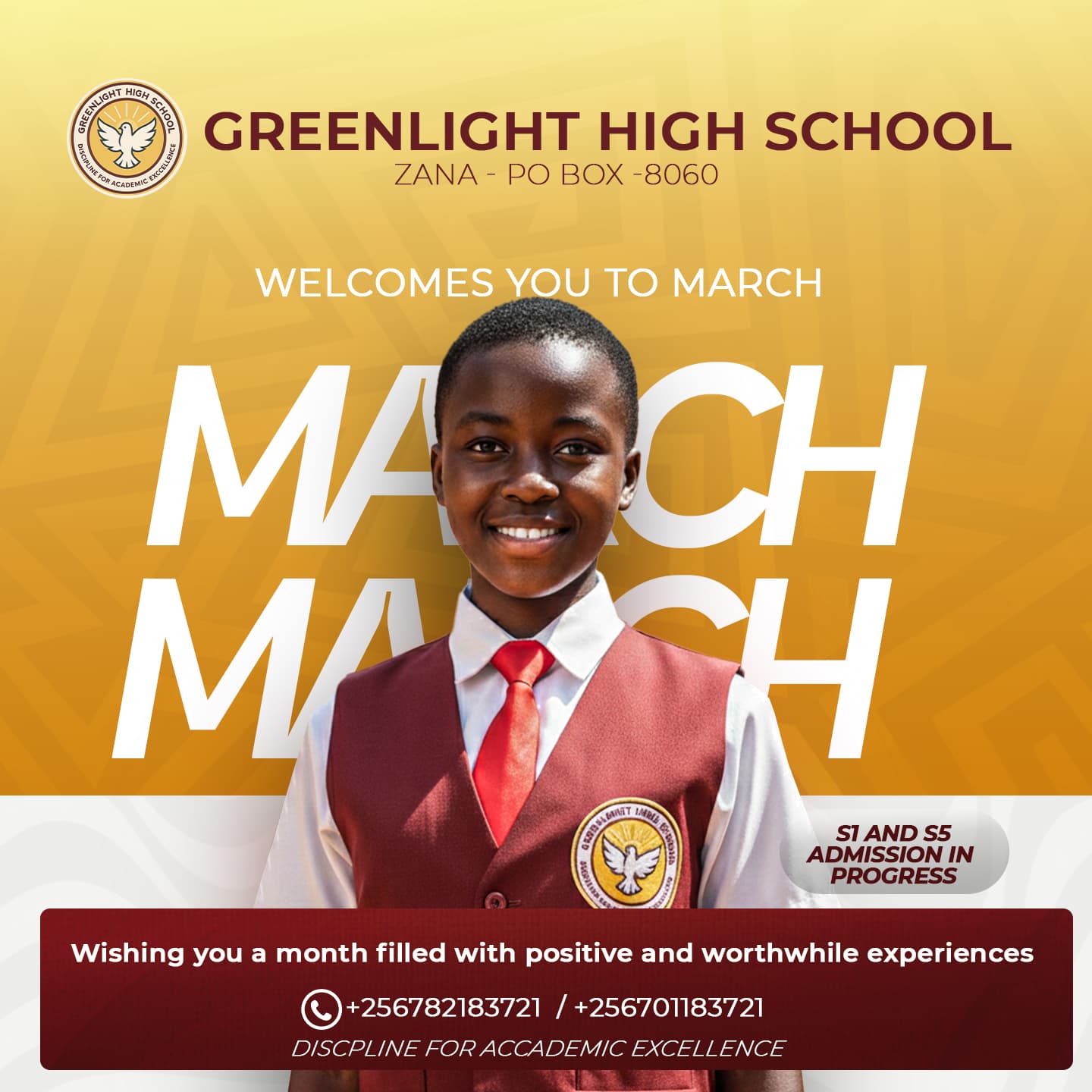 Greenlight High School Zana branding by Pacifique Essence